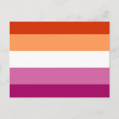 Lesbian Flag ポストカード (正面)