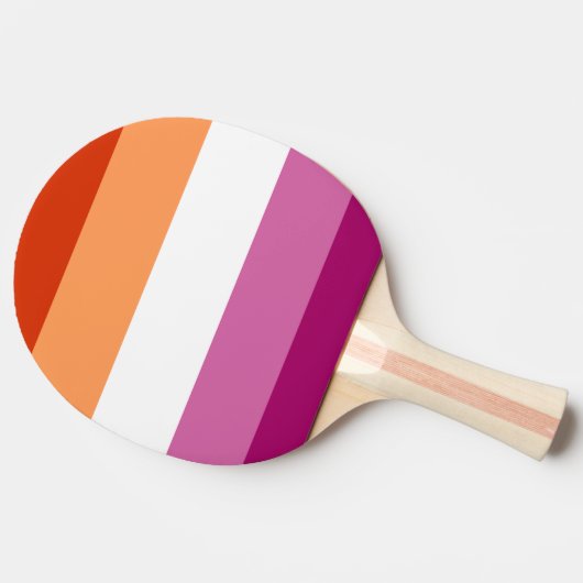 Lesbian Flag 卓球ラケット (横)