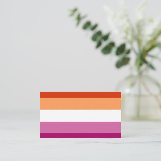 Lesbian Flag 名刺 (スタンド正面)