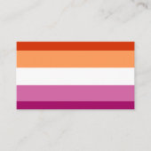 Lesbian Flag 名刺 (正面)