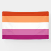 Lesbian Flag 横断幕 (横)