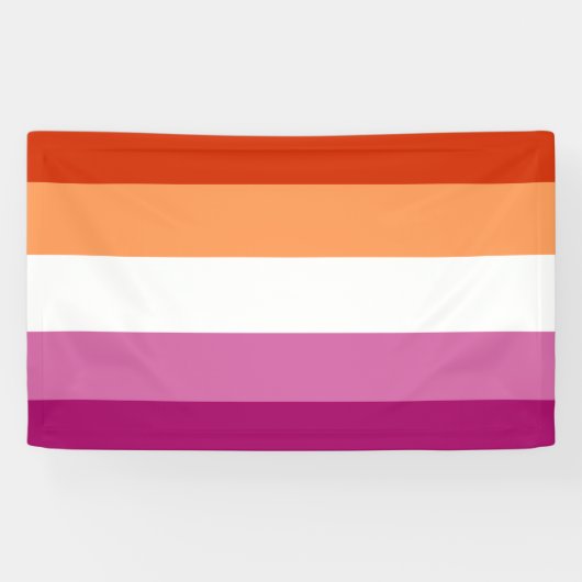 Lesbian Flag 横断幕 (横)