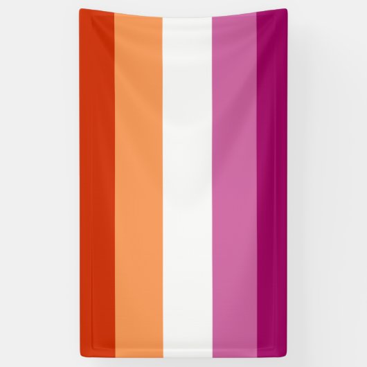 Lesbian Flag 横断幕 (縦)