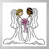 Lesbian Interracial Couple ポスター (正面)