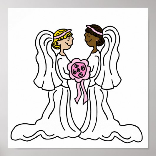 Lesbian Interracial Couple ポスター (正面)