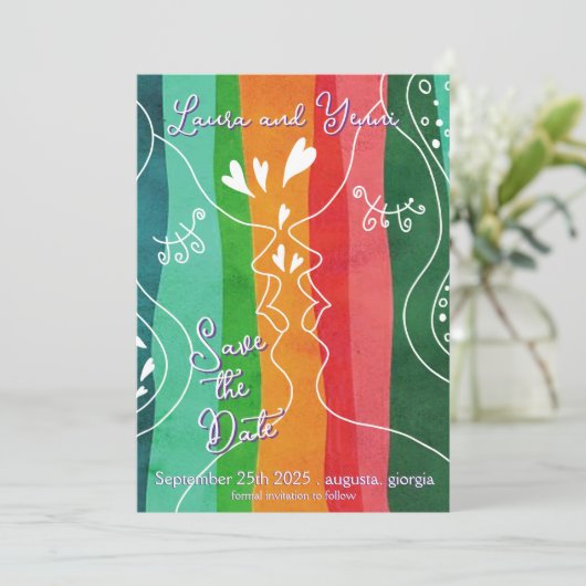 Lesbian Love Doodle セーブザデート (スタンド正面)