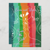 Lesbian Love Doodle セーブザデート (正面/裏面)