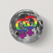 Lesbian Moon Pin 缶バッジ (正面)