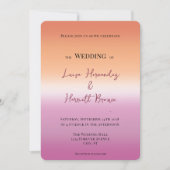 Lesbian Photo Wedding  招待状 (正面)