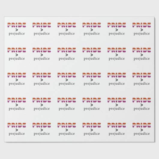 Lesbian Pride and Prejudice  ラッピングペーパー (フラット)