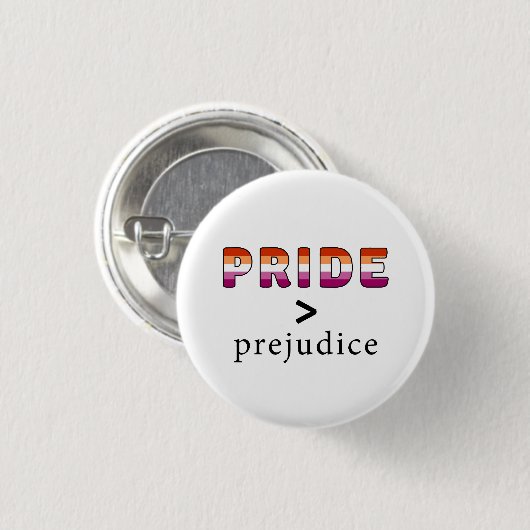 Lesbian Pride and Prejudice  缶バッジ (正面&裏面)