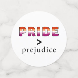 Lesbian Pride and Prejudice confetti コンフェッティ