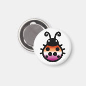Lesbian Pride Ladybug Magnet マグネット (正面/裏面)