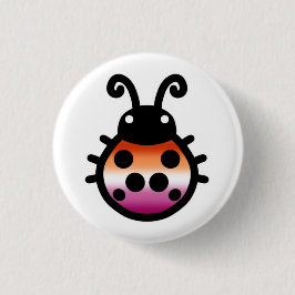 Lesbian Pride Ladybug Pin Badge 缶バッジ