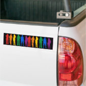 LESBIAN PRIDE -.png バンパーステッカー (トラック上)