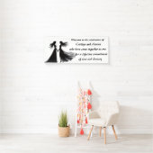 Lesbian Wedding 横断幕 (インサイチュ)