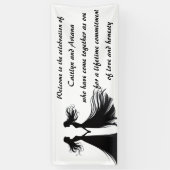 Lesbian Wedding 横断幕 (縦)