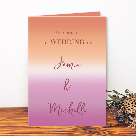 Lesbian Wedding Photo Pride Flag Gradient プログラム