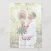 Lesbian Wedding Photo Pride Flag Gradient メニュー (正面)