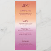 Lesbian Wedding Photo Pride Flag Gradient メニュー (裏面)