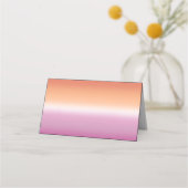 Lesbian Wedding Pride Flag Gradient Place Cards プレイスカード (裏面)