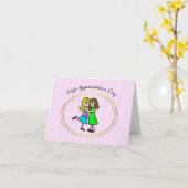 Lesbian Wife Appreciation Day Card カード (黄色い花)