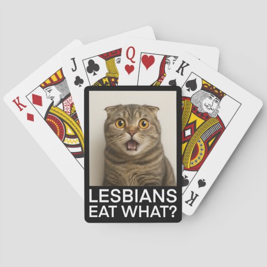 Lesbians Eat What Funny トランプ (裏面)