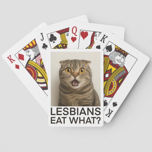 Lesbians Eat What Funny トランプ (裏面)