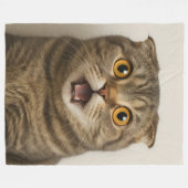 Lesbians Eat What Funny フリースブランケット (正面(横))