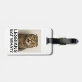 Lesbians Eat What Funny ラゲッジタグ (裏面横)