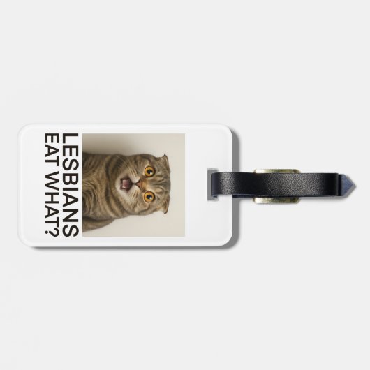 Lesbians Eat What Funny ラゲッジタグ (裏面横)