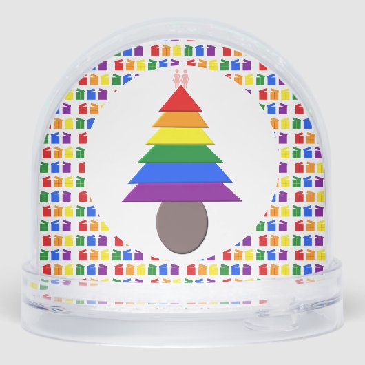 Lesbians Rainbow Christmas Tree and Presents (裏面)