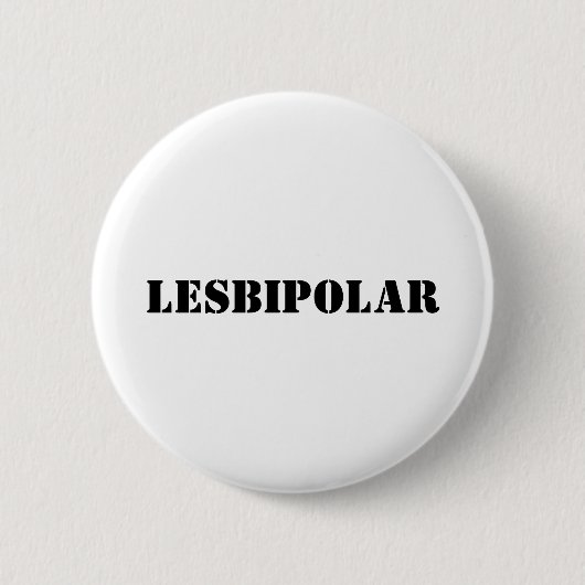 lesbipolar 缶バッジ (正面)