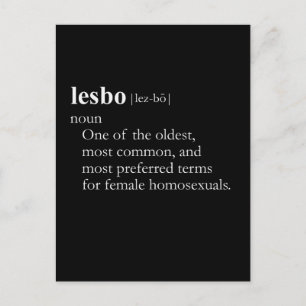 LESBO (定義) ポストカード