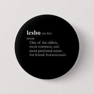 LESBO (定義) 缶バッジ