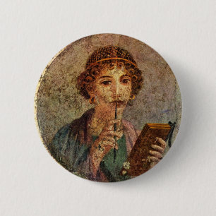 LesbosからのSappho 缶バッジ