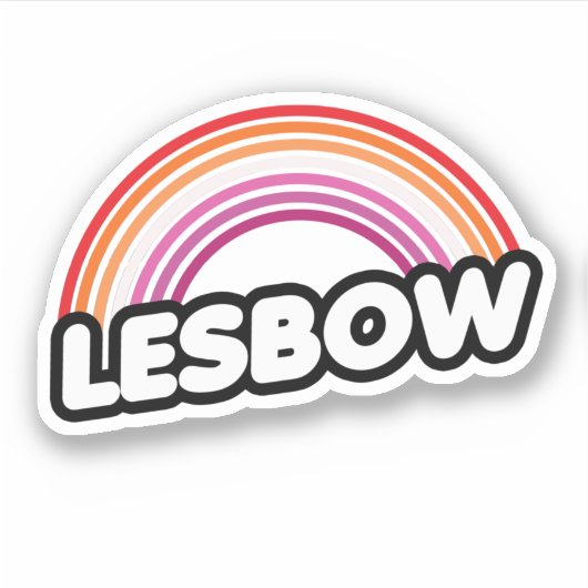 Lesbow - 日没 シール (正面)