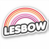 Lesbow - 日没 シール (正面)