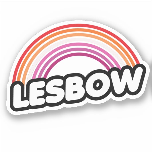 Lesbow - 日没 シール (正面)