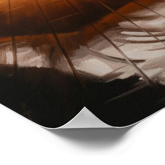 L'ESCRIMEUSE (The Fencer) - Original Art Deco Artw ポスター (角)