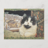  LESLEY ANNE IVORYS CHRISTMAS CAT POSTCARD ポストカード (正面)