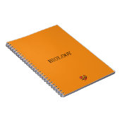 Leslie Heart Orange ノートブック (右側)