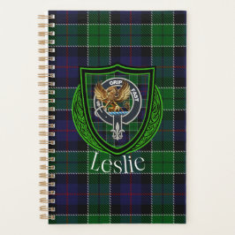 Leslie Scottish Clan Tartan & Crest プランナー手帳