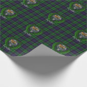 Leslie Scottish Clan Tartan & Crest ラッピングペーパー (角)