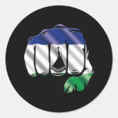 lesotho ラウンドシール (正面)