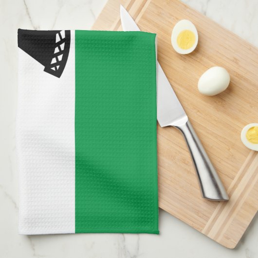 Lesotho Flag キッチンタオル (四つ折り)