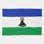 Lesotho Flag キッチンタオル (横)