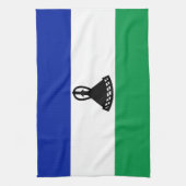 Lesotho Flag キッチンタオル (縦)