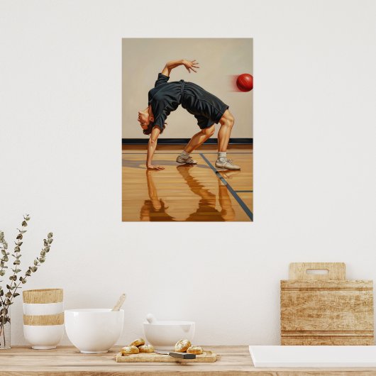 L'ESQUIVE GRACIEUSE (The Graceful Dodge)  ポスター (キッチン)