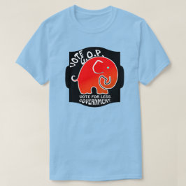 Less Government (Men's T-Shirt)にGOPを投票 Tシャツ